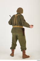  U.S.Army uniform World War II. - Technical Corporal - poses american soldier standing uniform whole body 0029.jpg